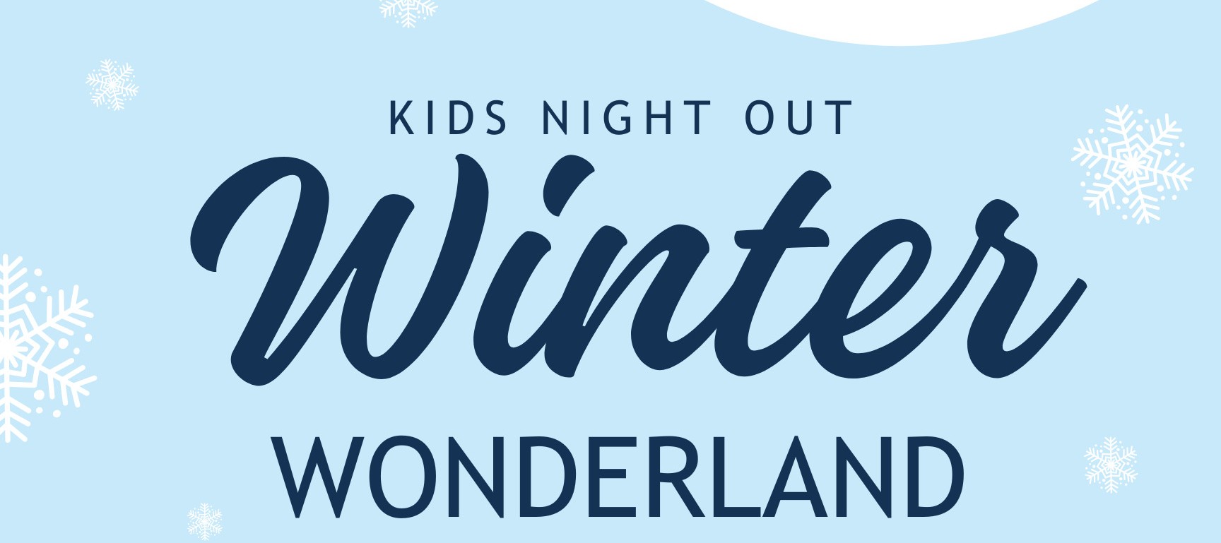 Kids Night Out – Winter Wonderland